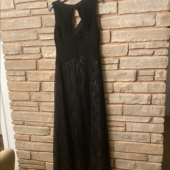 Calvin Klein Elegant Black Evening maxi  Dress Size 8 - Picture 7 of 12